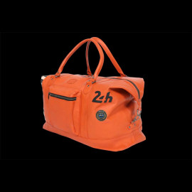 Sehr große Ledertasche 24h Le Mans Weekender 72H Orange Matthew 27470-2090