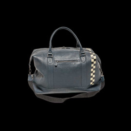 Sehr große Ledertasche 24h Le Mans Weekender 72H Royal Blau Matthew 27470-0012