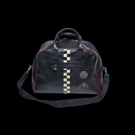 24h Le Mans Leather Bag Black Mick 27471-3046