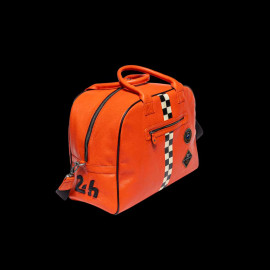 24h Le Mans Leather Bag Orange Mick 27471-2090