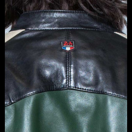 Leather Jacket 24h Le Mans Dark Green Lino 27475-3037 - men