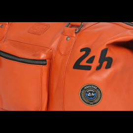 Big Leather Bag 24h Le Mans Weekender 48H Orange Andy 27466-2090