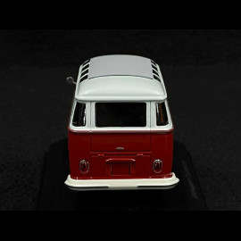 Volkswagen Transporter T1 Samba Minibus 1961 Red / Grey 1/43 Minichamps 940052301