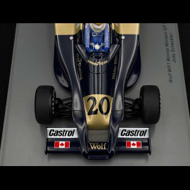 Jody Scheckter Wolf WR1 n° 20 Sieger GP Monaco 1977 F1 1/18 Spark 18S372