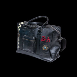 Big Leather Travel Bag 24h Le Mans 48H Black 27473-3046