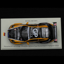 Porsche 911 GT3 Cup Type 992 n° 25 Sieger Porsche Carrera Cup Deutschland 2023 1/43 Spark SG717