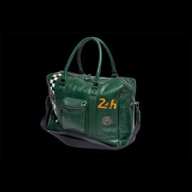 Big Leather Travel Bag 24h Le Mans 48H Dark Green 27473-3037