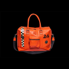 Big Leather Travel Bag 24h Le Mans 48H Orange 27473-2090