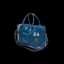 Big Leather Travel Bag 24h Le Mans 48H Royal Blue 27473-0012