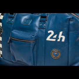 Große Reisetasche 24h Le Mans 48H Royal Blau Leder 27473-0012