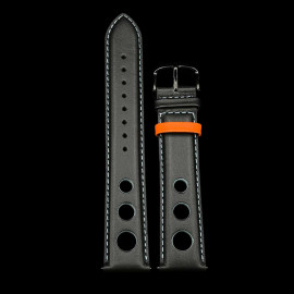 Watch Band Paddock Extra Long exclusive RS Selection x Pierre Lannier Black BRA052A2233