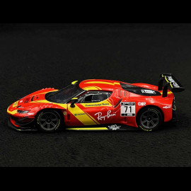 Ferrari 296 GT3 n°71 2023 Red / Yellow 1/43 Bburago 36320