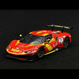 Ferrari 296 GT3 n°71 2023 Red / Yellow 1/43 Bburago 36320