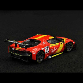 Ferrari 296 GT3 n°71 2023 Red / Yellow 1/43 Bburago 36320