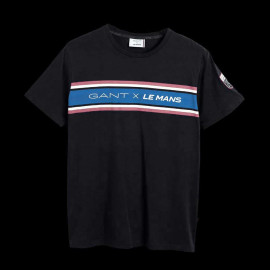 Gant T-shirt 24h Le Mans Marineblau - herren