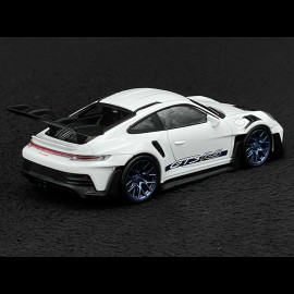 Porsche 911 GT3 RS Type 992 2022 Weiß / Blaue Streifen 1/43 Norev Jet-Car 750048