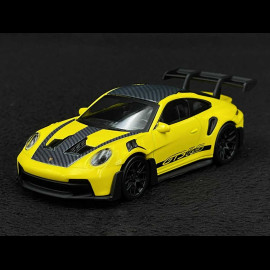 Porsche 911 GT3 RS Type 992 2022 Racing Gelb / Schwarze Streifen 1/43 Norev Jet-Car 750063