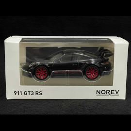 Porsche 911 GT3 RS Type 992 2022 Black / Red Stripes 1/43 Norev Jet-Car 750062