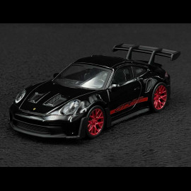 Porsche 911 GT3 RS Type 992 2022 Black / Red Stripes 1/43 Norev Jet-Car 750062