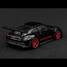 Porsche 911 GT3 RS Type 992 2022 Black / Red Stripes 1/43 Norev Jet-Car 750062