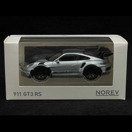 Porsche 911 GT3 RS Type 992 2022 Eisgrau / Schwarze Streifen 1/43 Norev Jet-Car 750049