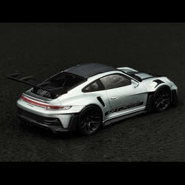 Porsche 911 GT3 RS Type 992 2022 Eisgrau / Schwarze Streifen 1/43 Norev Jet-Car 750049