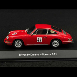 Porsche 911 n° 47 Eberhard Mahle 1966 Red 1/43 Spark MAP02015023