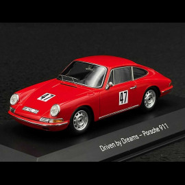 Porsche 911 n° 47 Eberhard Mahle 1966 Red 1/43 Spark MAP02015023