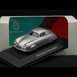 Porsche 356 SL Gilberte Thirion 1952 Silber 1/43 Spark MAP02000223