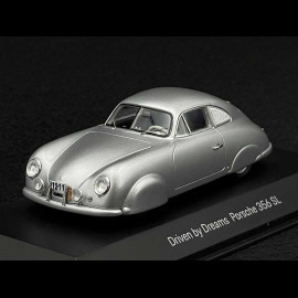 Porsche 356 SL Gilberte Thirion 1952 Silber 1/43 Spark MAP02000223