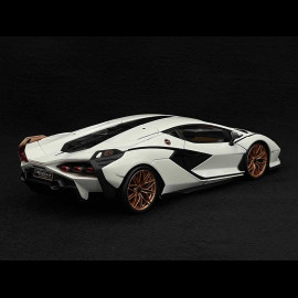 Lamborghini Sian Hybrid FKP37 2020 White 1/18 Bburago 11046W