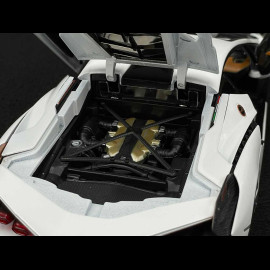 Lamborghini Sian Hybrid FKP37 2020 White 1/18 Bburago 11046W