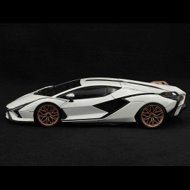 Lamborghini Sian Hybrid FKP37 2020 Weiß 1/18 Bburago 11046W