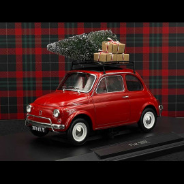 Fiat 500 L 1968 Christmas Tree Red 1/18 Norev 187779