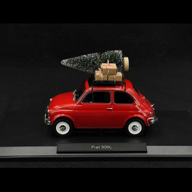 Fiat 500 L 1968 Christmas Tree Red 1/18 Norev 187779