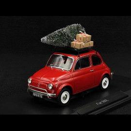 Fiat 500 L 1968 Christmas Tree Red 1/18 Norev 187779