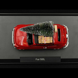 Fiat 500 L 1968 Christmas Tree Red 1/18 Norev 187779