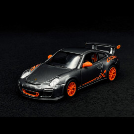 Porsche 911 GT3 RS Type 997 2010 Pull Back Toy Arctic Grey 1/36 Kinsmart 61175