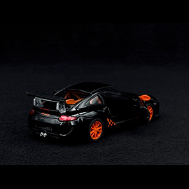 Porsche 911 GT3 RS Typ 997 2010 Spielzeug Reibung Schwarz 1/36 Kinsmart 61175