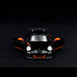 Porsche 911 GT3 RS Typ 997 2010 Spielzeug Reibung Schwarz 1/36 Kinsmart 61175