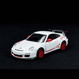 Porsche 911 GT3 RS Type 997 2010 Pull Back Toy Carrara White 1/36 Kinsmart 61175