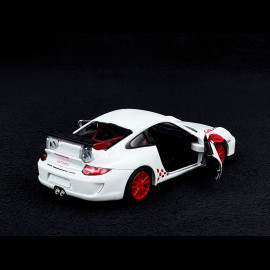 Porsche 911 GT3 RS Type 997 2010 Pull Back Toy Carrara White 1/36 Kinsmart 61175