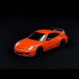 Porsche 911 GT3 RS Typ 997 2010 Spielzeug Reibung Orange 1/36 Kinsmart 61175