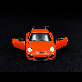 Porsche 911 GT3 RS Typ 997 2010 Spielzeug Reibung Orange 1/36 Kinsmart 61175