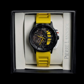 Pierre Lannier Automatic Watch Paddock Made in France Yellow 341A449