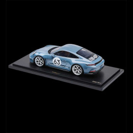 Porsche 911 S/T Type 992 2023 Shore Blue Metallic 1/18 Spark WAP0213150R0ST - RARE - Only 911 copies