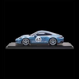 Porsche 911 S/T Type 992 2023 Shore Blue Metallic 1/18 Spark WAP0213150R0ST - RARE - Only 911 copies