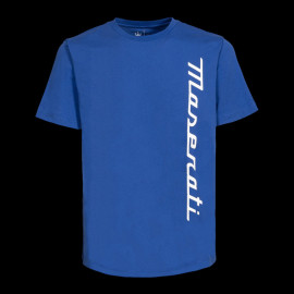 T-shirt Maserati Stampa Blau / Weiß MA241M001BL - Herren