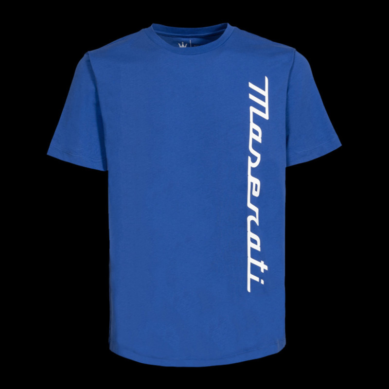 T-shirt Maserati Stampa Blau / Weiß MA241M001BL - Herren