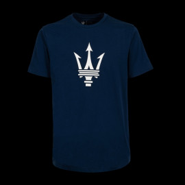 T-shirt Maserati Tridente Grande Logo Marineblau MA241M008BL - Herren